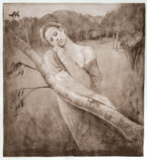 Melancholic portrait